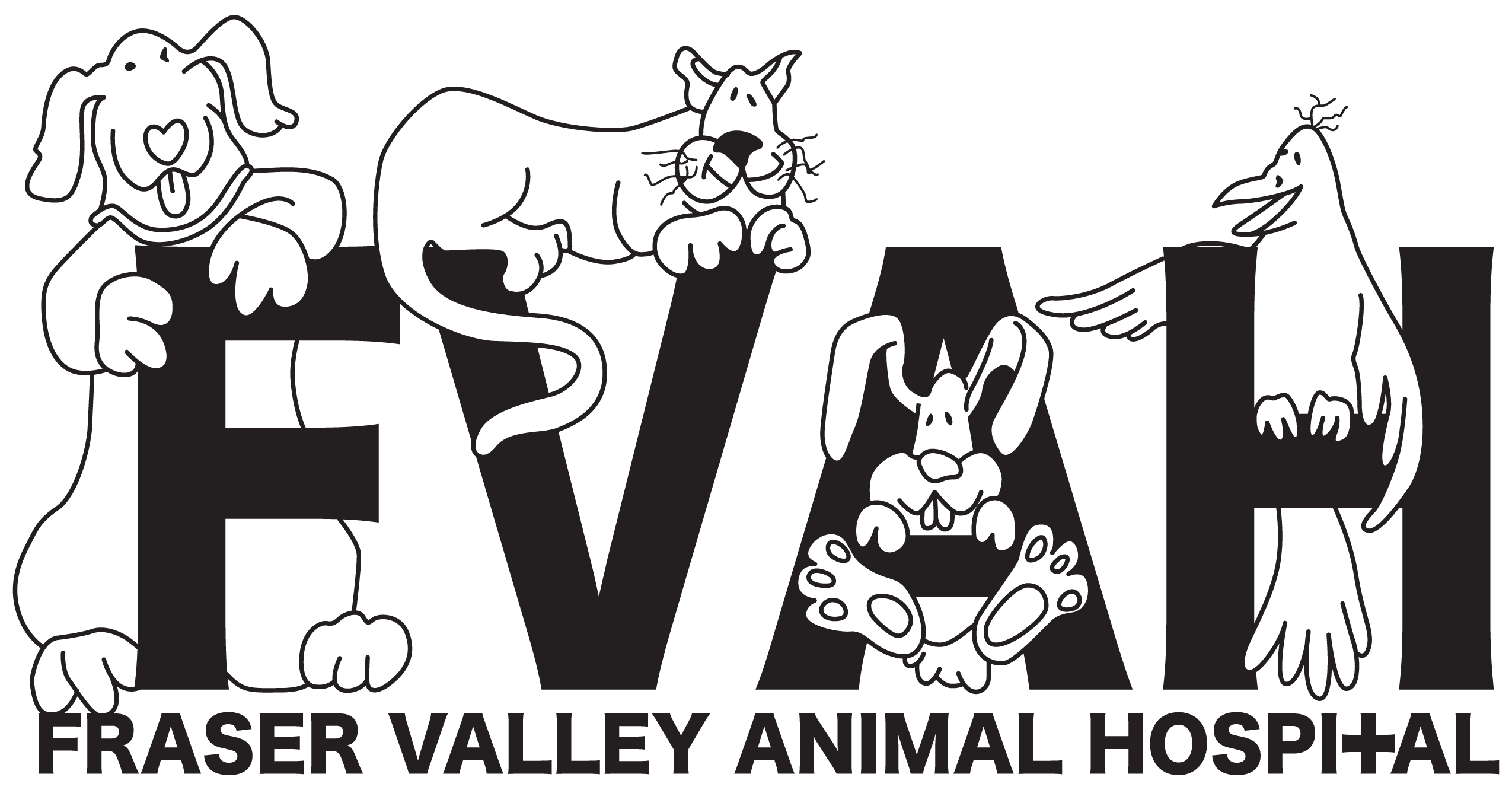 Logo of Fraser Valley Animal Hospital in Abbotsford, BC